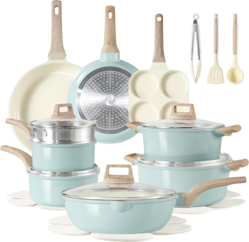 21 pcs Pots and Pans Set Non Stick